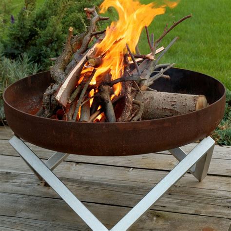 Memel Stainless Steel Wood Burning Fire Pit Reviews Joss Main