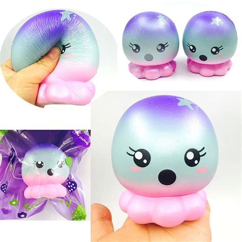 Acquista Squishies All Ingrosso Rare Kawaii Squishy Jumbo Polpo Lento