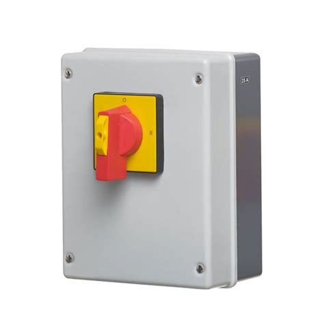 A Metal Clad Enclosed Changeover Switch Pole Ip