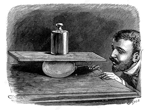 Gas pressure experiment, 19th century - Stock Image - C032/7452 ...