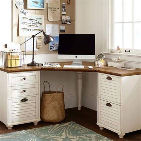 Pottery Barn Rustic Farmhouse Style Corner Desk Perfect For My Home