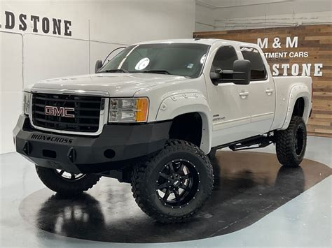 2009 Gmc Sierra 2500hd Slt 4x4 66l Duramax Diesel Lifted New Wheels And Tires Rust Free