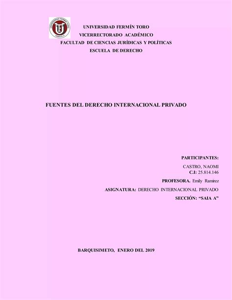 Derecho Internacional Privado Pdf