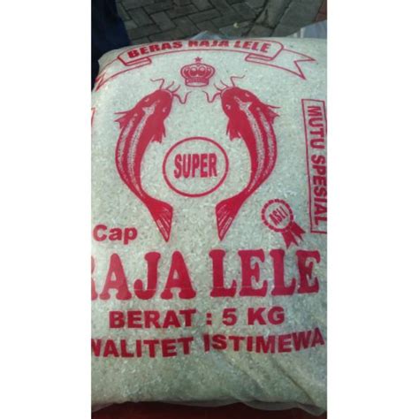 Jual Beras Cap Raja Lele Super Kg Shopee Indonesia