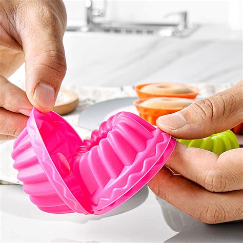 Pcs Set Muffin Mold Easy Release Baking Tools Cake Pudding Doughnut