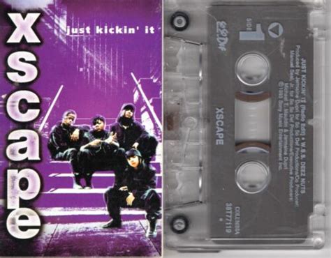 Xscape Just Kickin It 1993 Og Cassette Tape Single Rap Hiphop Deez Nuts