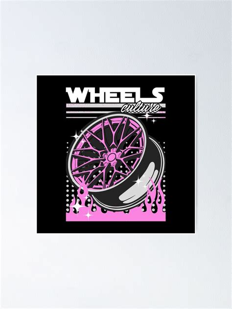 "Wheels culture aesthetic" Poster for Sale by AoSora | Redbubble