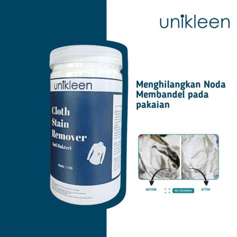 Jual UNIKLEEN CLOTH STAIN REMOVER PEMBERSIH NODA PAKAIAN 1KG Shopee