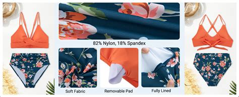 Amazon Holipick Women Black High Waisted Bikini Set Two Piece Swimsuits Push Up Wrap Swim