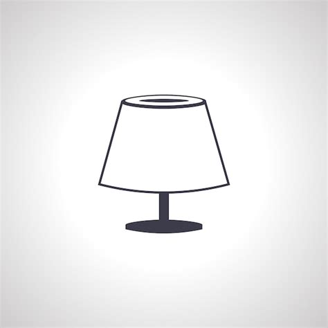 Premium Vector Desk Lamp Icon Table Lamp Icon