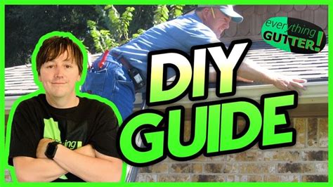 HOW TO INSTALL RAIN GUTTERS PROFESSIONALLY - A DIY GUIDE-NEW! | How to ...