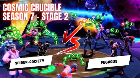 Spider Society Vs Pegasus In Stage Raid On Crucible Season Cosmic