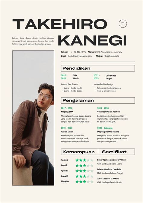 Putih Minimalis Curriculum Vitae Lulusan Baru Resume Templates By