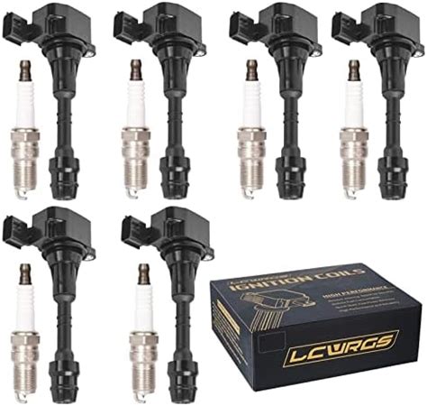 Amazon Set Of 6 Ignition Coil Pack And Spark Plugs Fits For Nissan