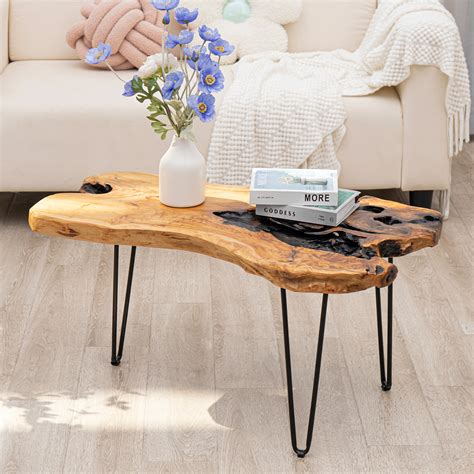 Wade Logan Aneitra Solid Wood Top Coffee Table Reviews Wayfair Canada