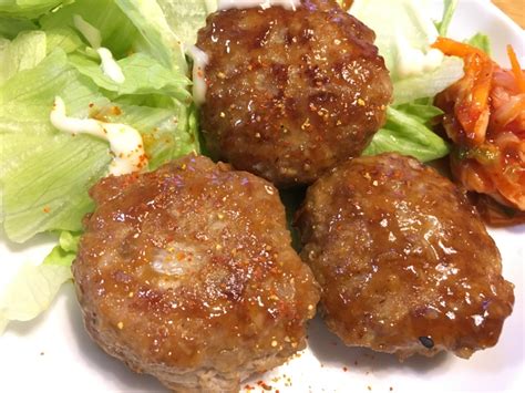 豚ひき肉で作る、照り焼き風つくね！ 誰でもカンタン♪我が家のおうちレシピ