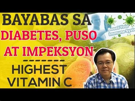 Bayabas Sa Diabetes Puso At Laban Sa Impeksyon By Doc Willie Ong