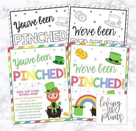 You Ve Been Pinched Printable Mom Wife Busy Life