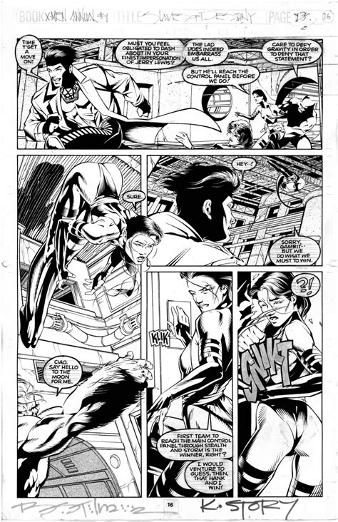 X Men Annual Vol Pg In Joshua Mccoy S Marvel Interior Pages