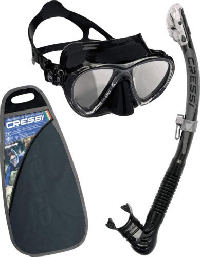 Cressi Big Eyes Evolution Mask Alpha Ultra Dry Snorkel Dive Combo