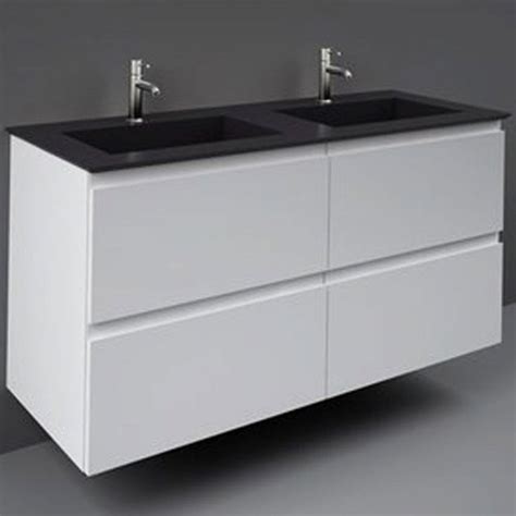 RAK Precious 1230x470 2th Uni Dark Black Drop In Wash Basin