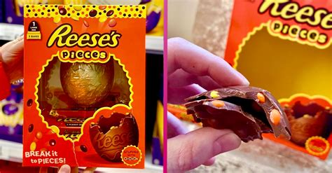 Asda Easter Eggs: Reese's egg with mini Pieces in the shell delights Brits