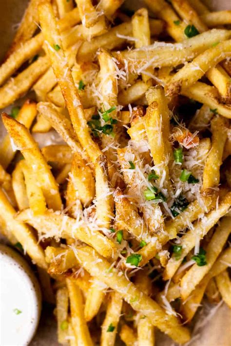 Garlic Parmesan Air Fryer Frozen French Fries Modern Farmhouse Eats