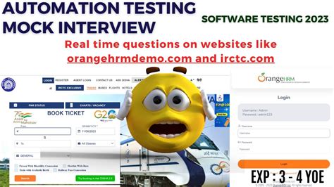 Automation Testing Mock Interview Selenium Java Manual Software