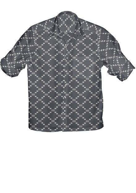 Premium Photo | A black shirt with a white pattern on it