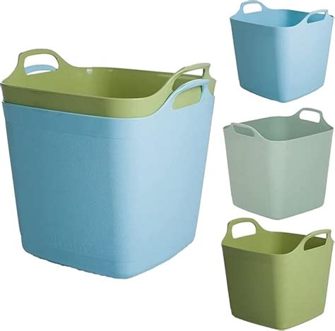 Musan Large Square Flexi Tubs Flexible Handles Storage Container