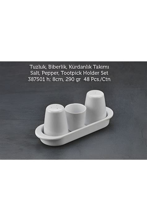 Tuva Therm 1 Kalite Kırılmaz Thermo Melamin Lokanta Tuzluk Biberlik