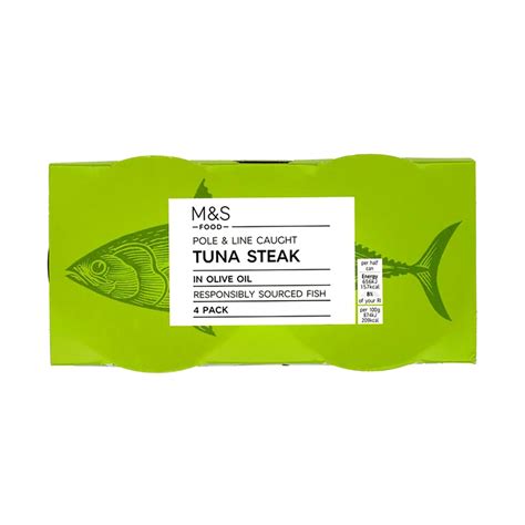 Marks Spencer Tuna Steak In Olive Oil Ntuc Fairprice