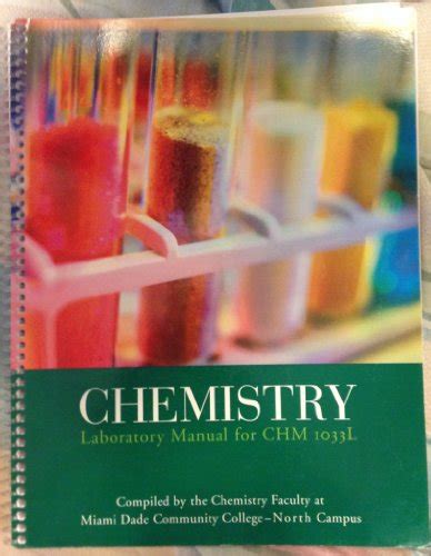 Chemistry Laboratory Manual For Chm L Mdc Edition