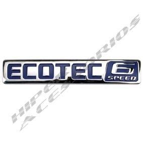 Emblema Plaqueta Ecotec 6 Speed S10 Spin Onix Cruze Cobalt Hiper