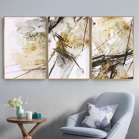 JANDEL 3Pcs Framed Wall Art/Wall Art for Office/Art Paintings for Wall/Office Wall Art/Canvas ...