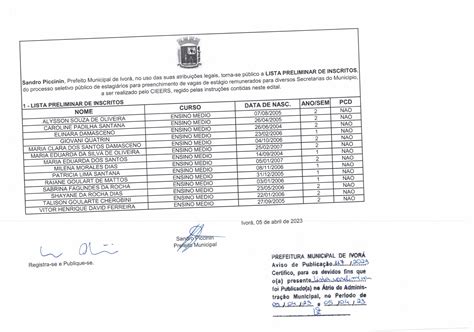 Processos Seletivos Município de Ivorá