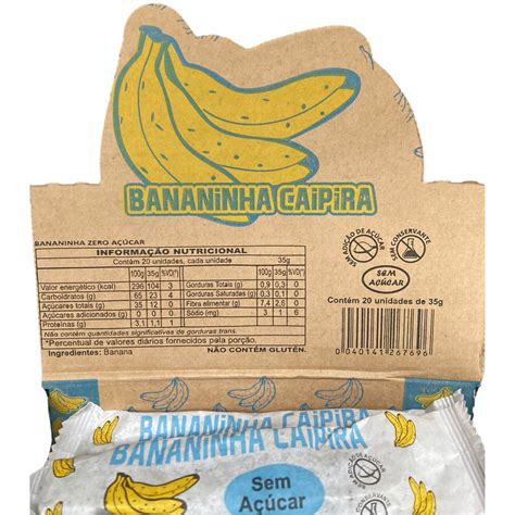 Bananinha Caipira sem Adição de açúcar ArtesanalSP Special Products