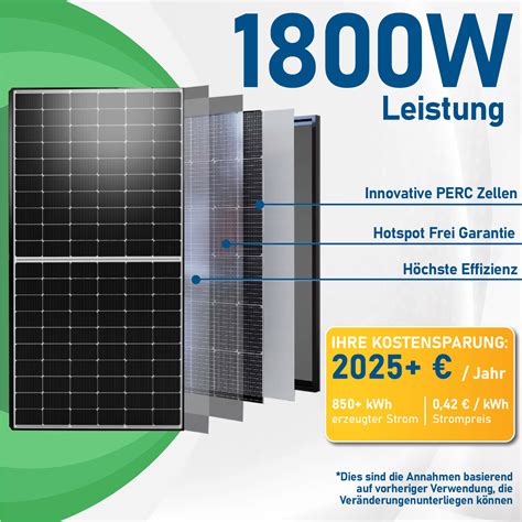 1800w Photovoltaik Balkonkraftwerk Mit 450w Solarmodule Und Hoymiles