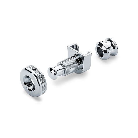 Schaller S Locks Classic Button Strap Locks Set Of 2 Chrome Glued