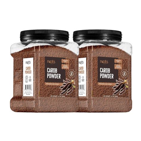 amazoncom roots circle premium carob powder unsweetened kosher bulk