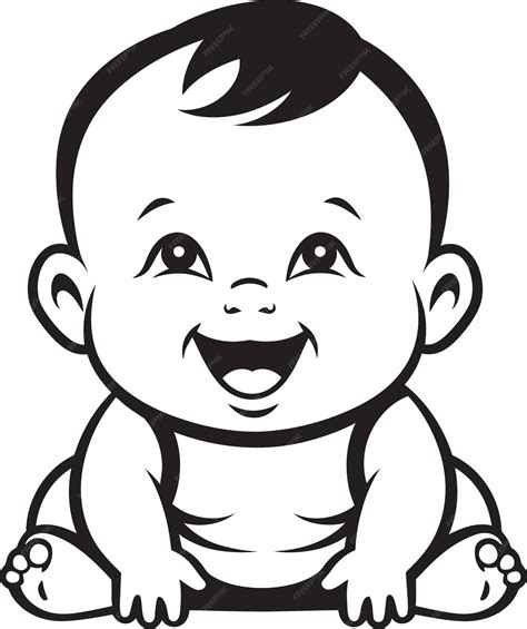 Premium Vector | Giggling cherubs cute babies sharing their joy