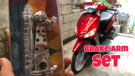 HENG BRAKE ARM SET INSTALLATION YAMAHA MIO SPORTY SOULTY YouTube