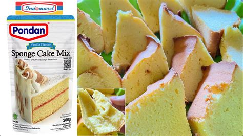 Rahasia Bikin Pondan Sponge Cake Mix Yang Benar Enak Anti Gagal