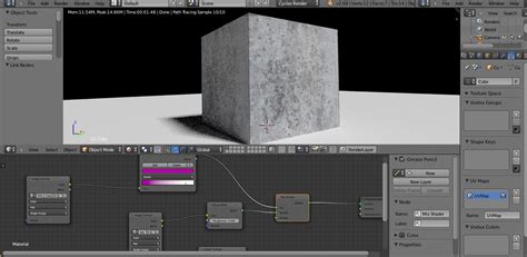 Materials How Can I Blend Two Textures Together Using Cycles