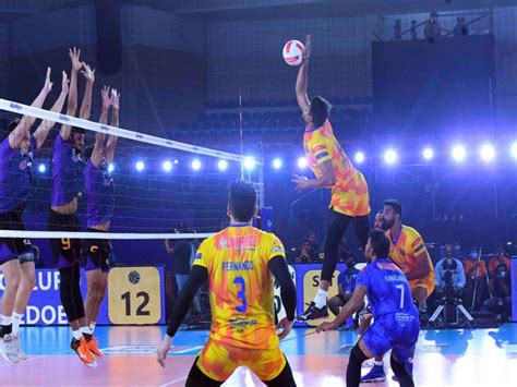 Prime Volleyball League Chennai Blitzs Win Over Bengaluru