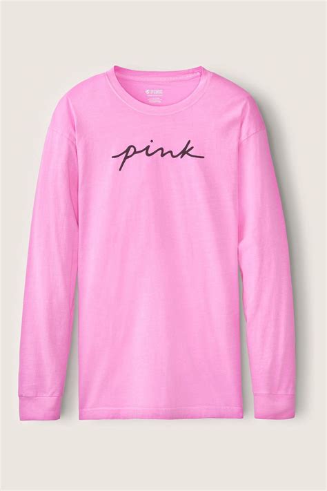 Campus Long Sleeve Tee Pink From Victoria S Secret Hot Sex Picture