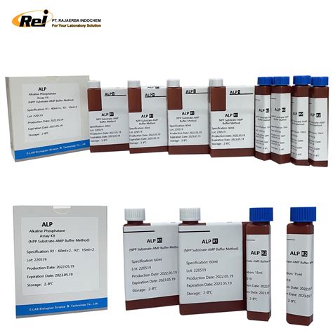 Alkaline Phosphatase Alp Assay Kit Npp Substrate Amp Buffer Method Rajaerba Indochem