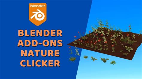 Blender Add Ons Nature Clicker Youtube