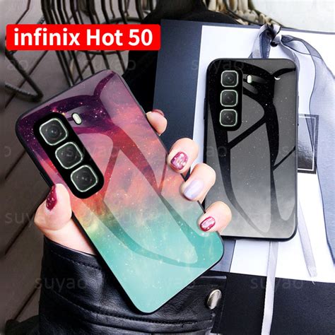 適用於infinix Hot 50 Pro Plus Pro 50Pro 50i 2024手機殼星空玻璃Hot50 蝦皮購物