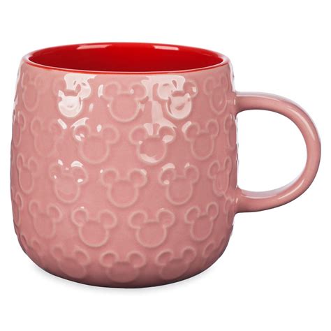 Disney Coffee Mug Homestead Pink Mickey Icon